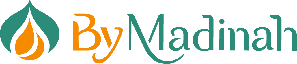 Logo officiel de By Madinah - boutique en ligne musulmane spécialisée dans la vente de produits inspirés de la Sounnah