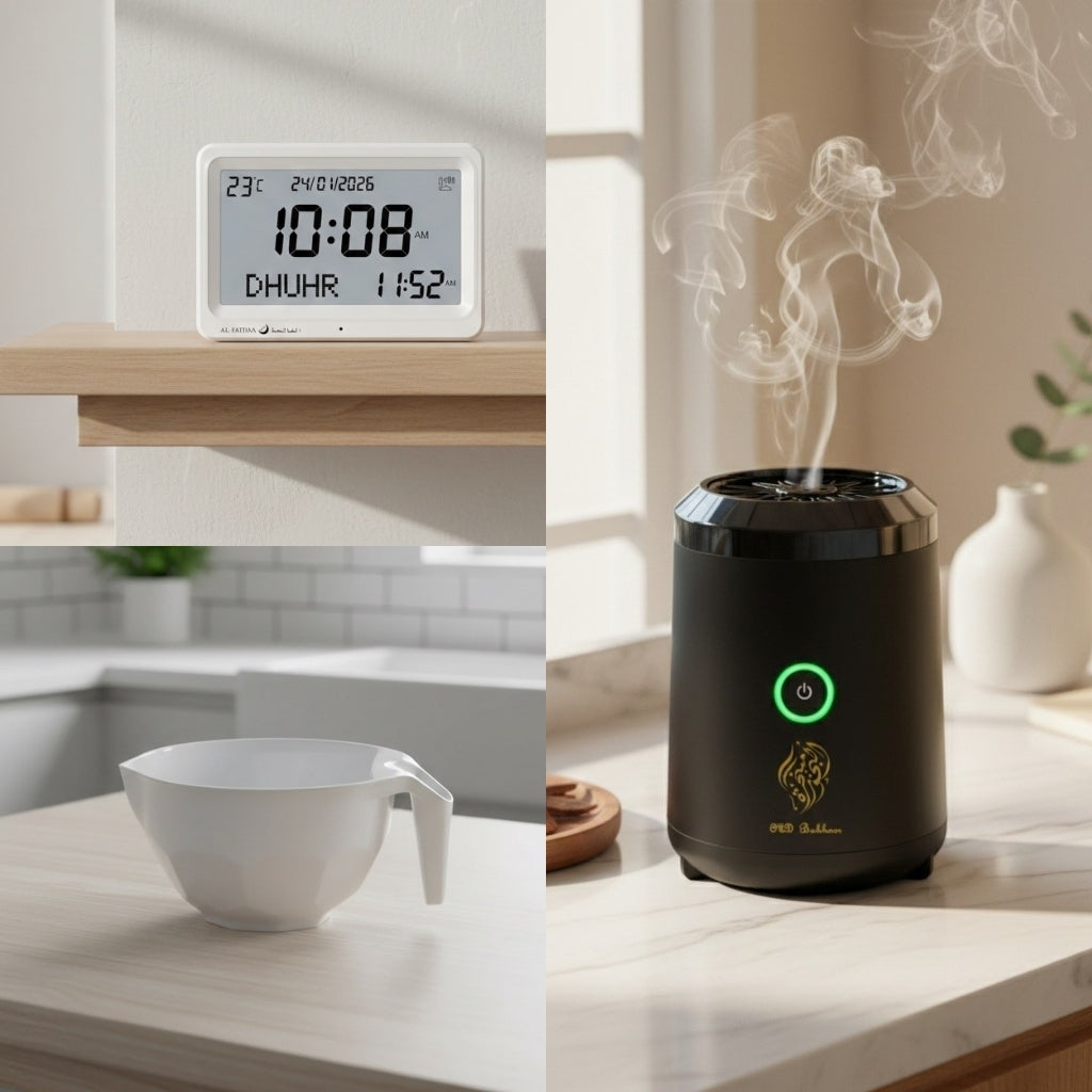 3 produits qui font partie du pack maison bénie