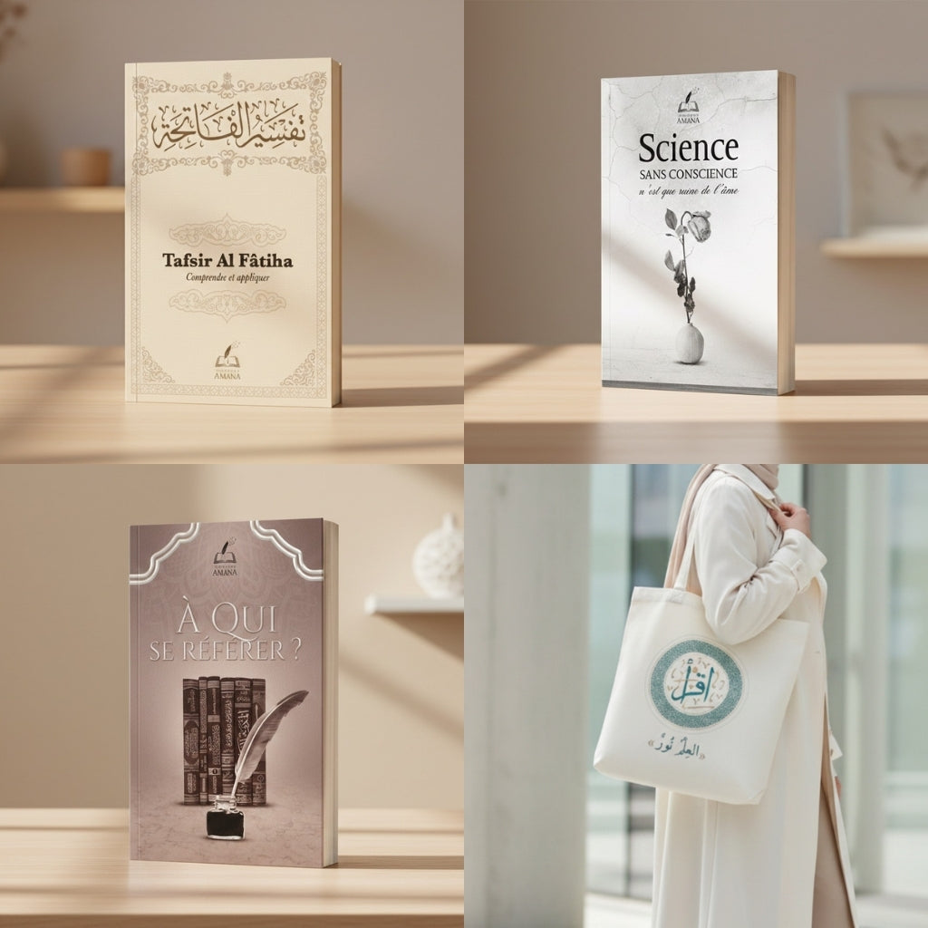 mosaĂŻque comprenant les produits du pack Amana