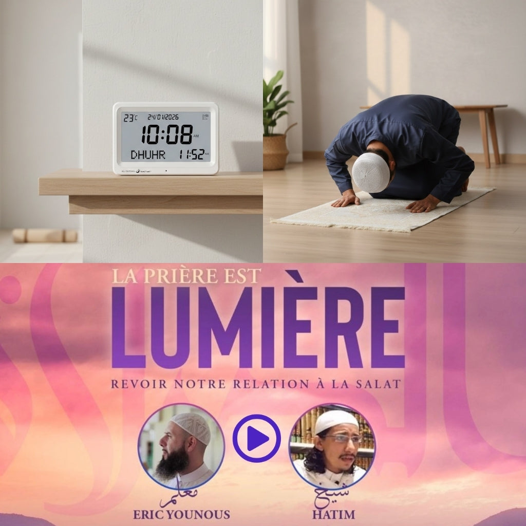 mosaïque comprenant les produits principaux du coffret Salat